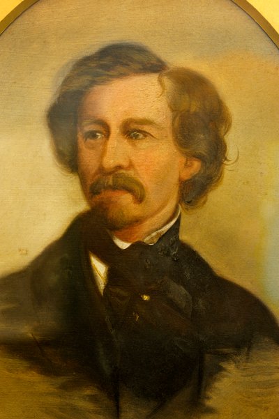 portret młodego Dickensa autorstwa Unbekannter Künstler