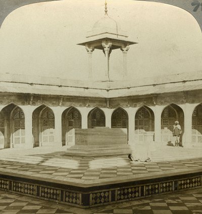 Tumb Akbara, Sikandra, Uttar Pradesh, Indie, 1900. autorstwa Underwood and Underwood