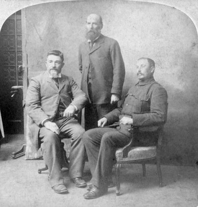 Dowódcy burscy, Republika Południowej Afryki, wojna burska, 1902 autorstwa Underwood and Underwood
