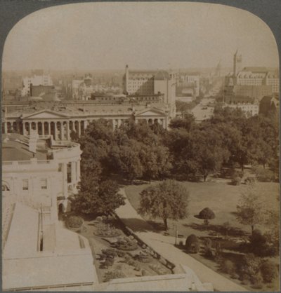 Od Departamentu Marynarki Wojennej... za Białym Domem i Skarbem, do Kapitolu w stanie Waszyngton, USA, 1902 r. autorstwa Underwood and Underwood