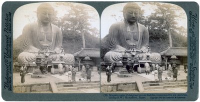 Wielki Budda z brązu, Kamakura, Japonia, 1904 autorstwa Underwood and Underwood