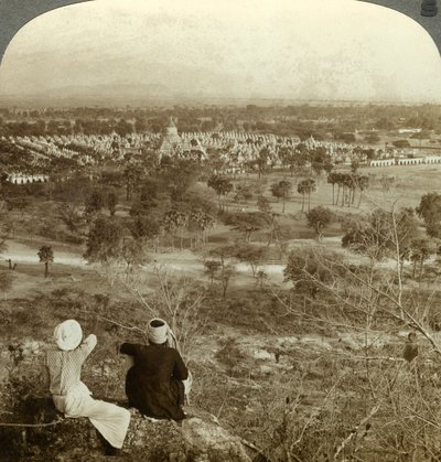 Pagody, Mandalay, Birma, ok. 1900. autorstwa Underwood and Underwood