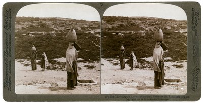 Wieś Imwas Emaus, Palestyna, 1900. autorstwa Underwood and Underwood