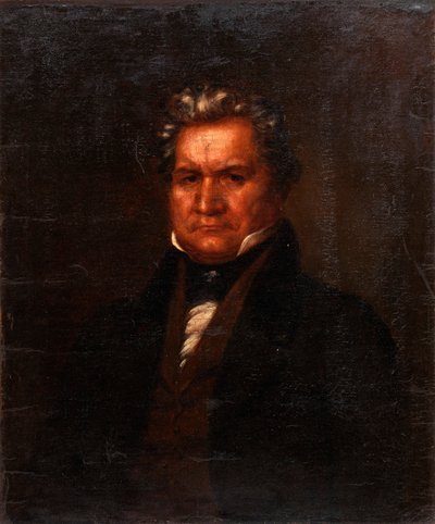 Major Ridge, portret Indianina Cherokee autorstwa Unidentified