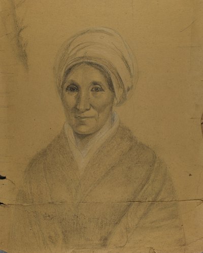 Kobieta nosząca turban autorstwa Unidentified