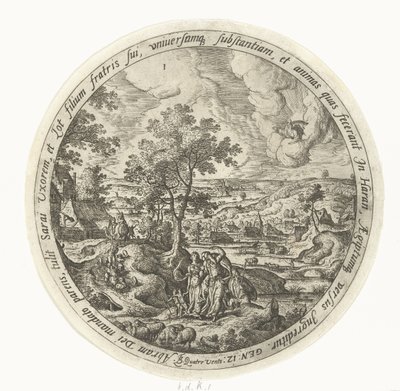 Abraham w drodze do Kanaanu Historia życia Abrahama (tytuł serii) autorstwa Unknown