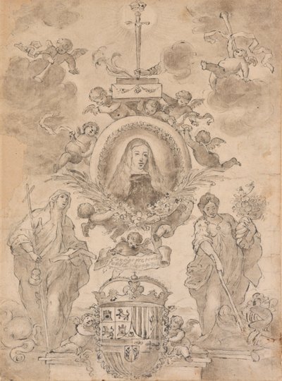 Alegoria Karola II Hiszpanii autorstwa Unknown
