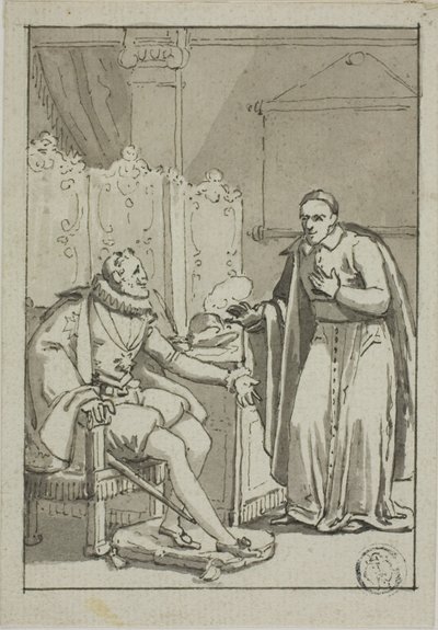 Audiencja kardynała u Henryka IV autorstwa Unknown