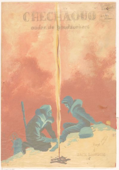 Projekt zespołu dla: Jack London, Chechaquo wśród poszukiwaczy (Chechaquo i oldtimery), 1958 autorstwa Unknown