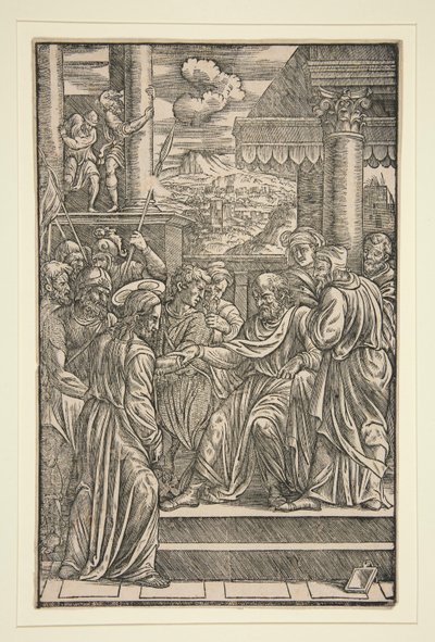 Chrystus przed Piłatem autorstwa Unknown