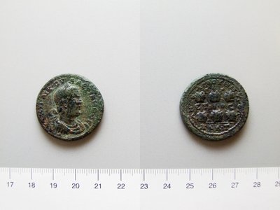 Moneta Waleriana, Cesarza Rzymu; Gallienus, cesarz Rzymu z Anazarbus autorstwa Unknown