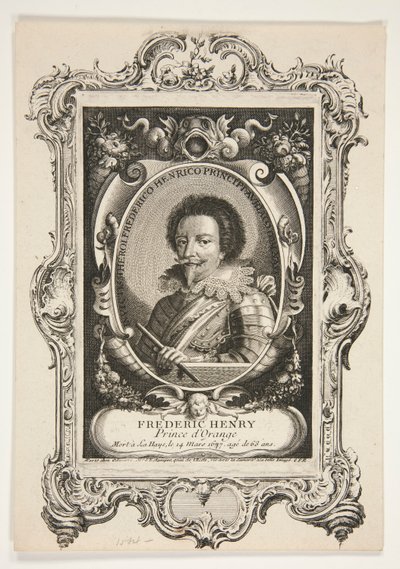 Fryderyk Henryk, książę Orański, zmarł w Hadze, 14 marca 1677, lat 63 autorstwa Unknown