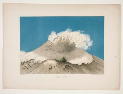 Góra Merapi autorstwa Unknown
