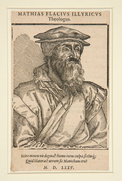 Mateusz Flacius Illyricum Teolog autorstwa Unknown