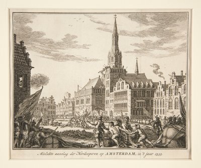 Nieudany atak Herdooperen na Amsterdam, in autorstwa Unknown