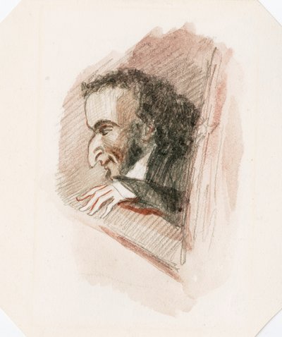 Niccolo Paganini - portret autorstwa Unknown