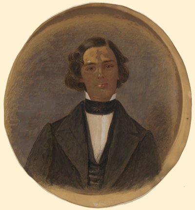 Portret Johna Pritkina Nortona, mgr 1846 (1822-1852) profesora chemii rolniczej, 1846-1852 autorstwa Unknown