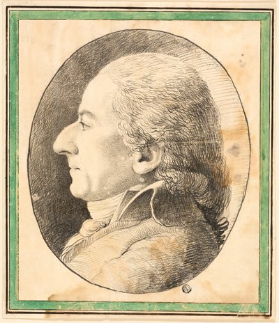 Profil popiersia mężczyzny autorstwa Unknown