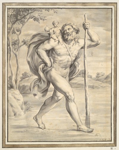 Św. Krzysztof autorstwa Unknown