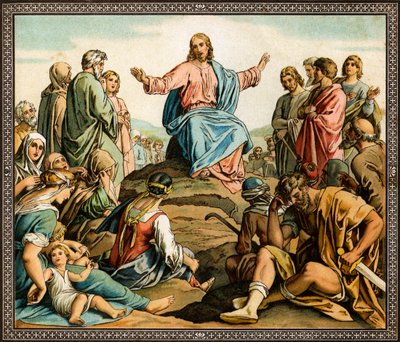 Kazanie na górze - Biblia, Nowy Testament autorstwa Unknown