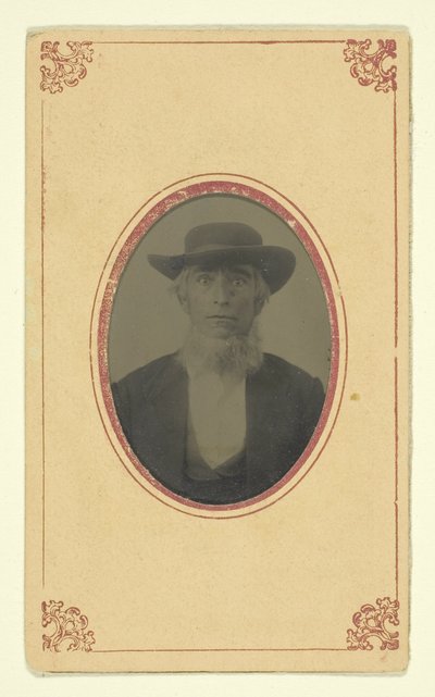 Bez tytułu (Portret brodatego mężczyzny w kapeluszu) autorstwa Unknown