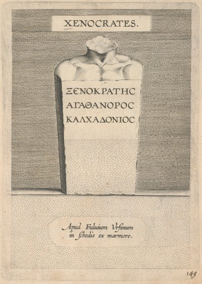 Ksenokrates autorstwa Unknown