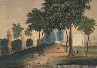 Yale College i State House autorstwa Unknown