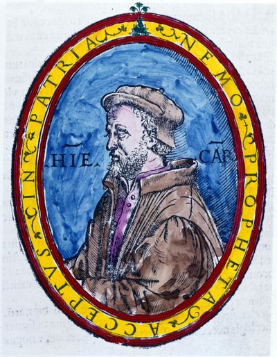 (Cardanus Hieronymus) Jerome Cardan po włosku Gerolamo Cardano, włoski lekarz, matematyk, filozof i astrolog (Pawia autorstwa Unknown artist