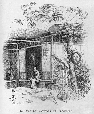 1889 Wystawa Światowa w Paryżu: sprawa Kasawary w Trocadero autorstwa Unknown artist
