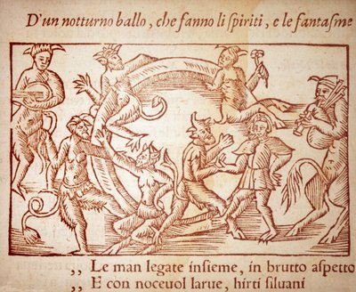Szabat, rycina Olausa Magnusa (1490-1557), szwedzkiego zakonnika i geografa, w „Historii narodu północnego” autorstwa Unknown artist