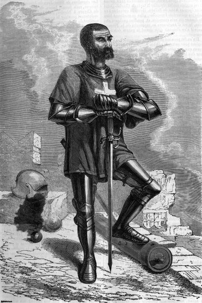 Rycerz z miasta Rodos (Grecja), w XVI wieku. autorstwa Unknown artist