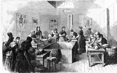 Kostnica w Stanach Zjednoczonych w 1890 roku. autorstwa Unknown artist