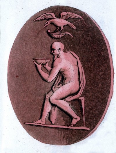 Ajschylos (ok. 525-456 pne), grecki poeta tragiczny. autorstwa Unknown artist