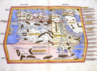 Afryka - w „Atlante Tolomeo” Ptolemeusza autorstwa Unknown artist