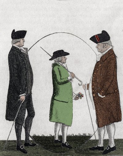Alexander Gordon, Lord Rockville (1739-1792); Adam Smith (1723-1790) - rycina - XIX wiek autorstwa Unknown artist
