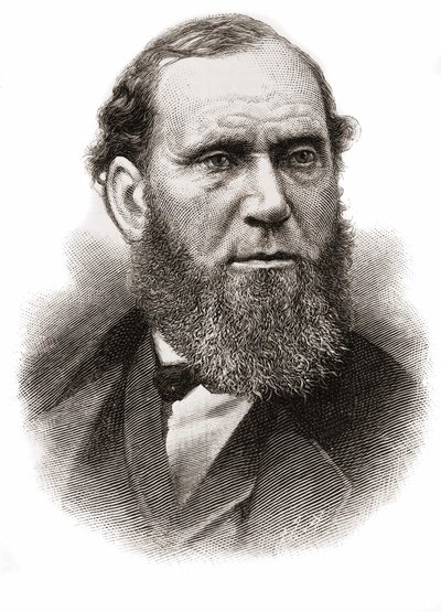 Allan Pinkerton (1819-1884), amerykański detektyw szkockiego pochodzenia. autorstwa Unknown artist