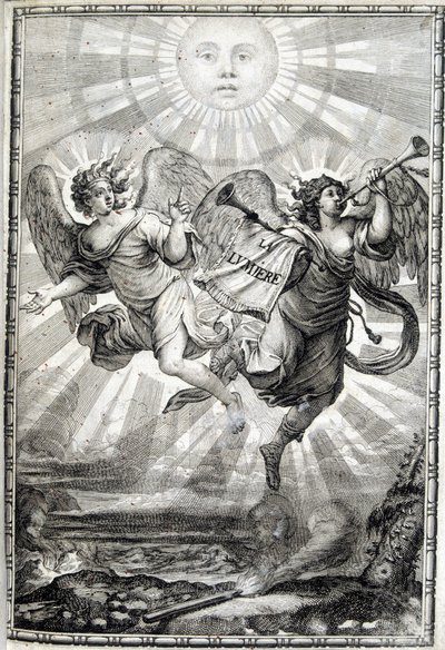 Alegoryczna Figura Światła - Światło dla prałata wybitnego kardynała Julesa Mazarina (Giulio Raimondo Mazzarino lub Mazarino) (1602-1661) autorstwa Unknown artist