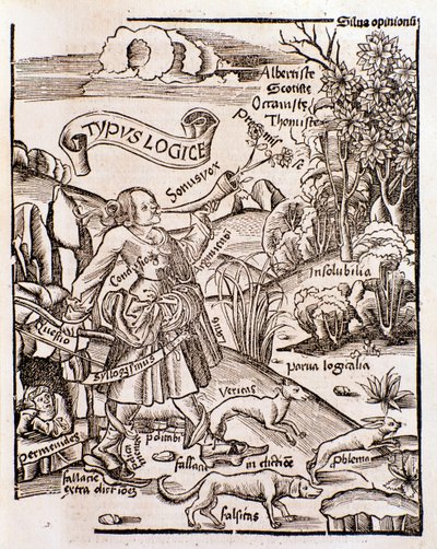 Alegoria logiki z Margarita philosophica autorstwa Gregora Reischa (1508) autorstwa Unknown artist