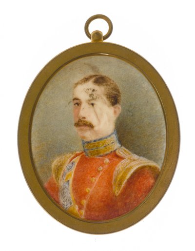 Oficer 85 Pułku (Bucks Volunteers) lub Królewskiego Pułku Piechoty Lekkiej autorstwa Unknown artist