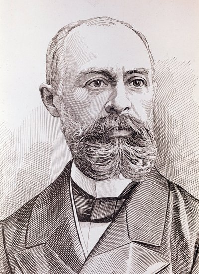 Antoine-Henri Becquerel, francuski fizyk (Grawerowanie) autorstwa Unknown artist