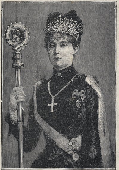 Arcyksiężna Margarethe Klementine Austrii - Margaret Clementine Marie Austria 1870-1955 Arcyksiężna Austrii - rycina 1892 autorstwa Unknown artist