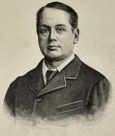 Archibald Philip Primrose, 5. hrabia Rosebery (1847-1929), brytyjski polityk, rycina ze zdjęcia J. Jerrarda z L