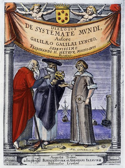 Arystoteles, Ptolemeusz i Mikołaj Kopernik (Nicolaus Copernicus autorstwa Unknown artist