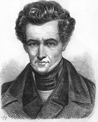 Armand Carrel (1800-1836), francuski dziennikarz. autorstwa Unknown artist