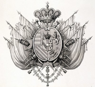 Ramiona Toskanii, początek XIX wieku. Leopold z Toskanii. autorstwa Unknown artist