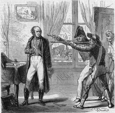 Zabójstwo marszałka Guillaume Brune w Awinionie (Vaucluse), 2 sierpnia autorstwa Unknown artist