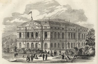 Baden Baden (Baden-Baden), Niemcy - Teatr Baden - 1867 autorstwa Unknown artist