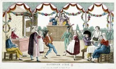 Bal: Bastrigue letnia, b.d., koniec XVIII w. autorstwa Unknown artist