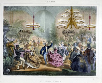 Bal w Ogrodzie Zimowym autorstwa Unknown artist