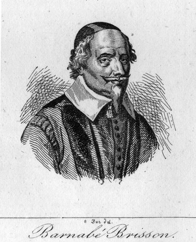 Barnabé Brisson, francuski sędzia 1530-1591 autorstwa Unknown artist